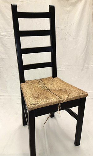 Sessel mit Grasschnur alt